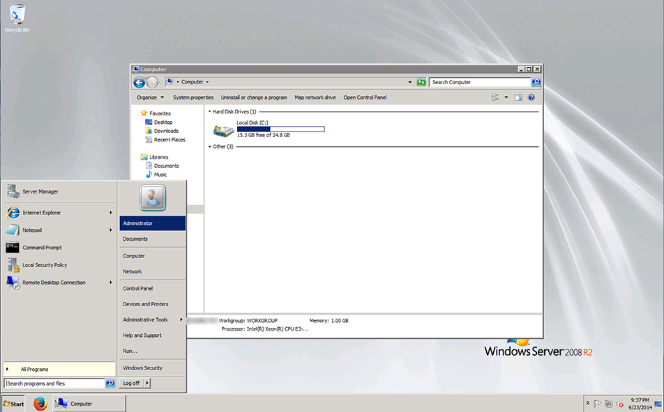 Windows 2008 Vps Screenshot Solvps Hosting Blog Images, Photos, Reviews